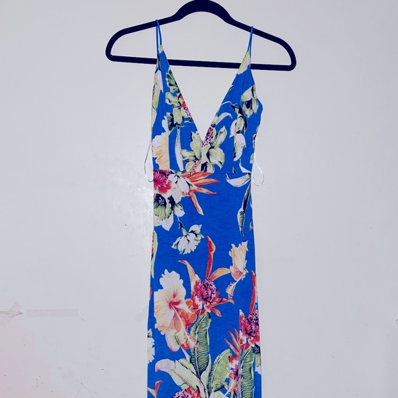 Fashion Nova Dresses & Skirts - Fashion Nova blue floral maxi dress